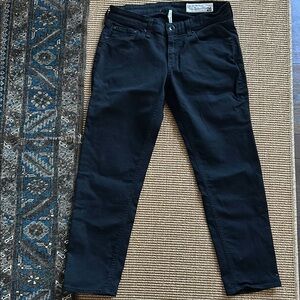 rag & bone Black Straight Leg Jeans